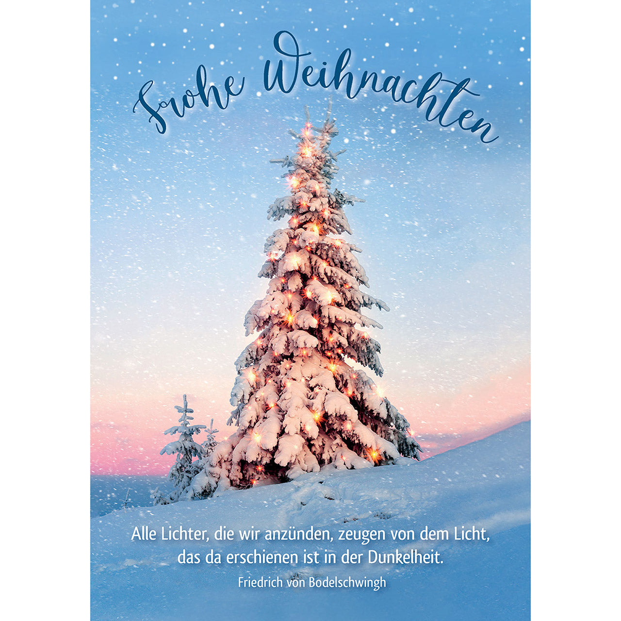 Alle Lichter, die wir anzünden (4 Postkarten Weihnachten)