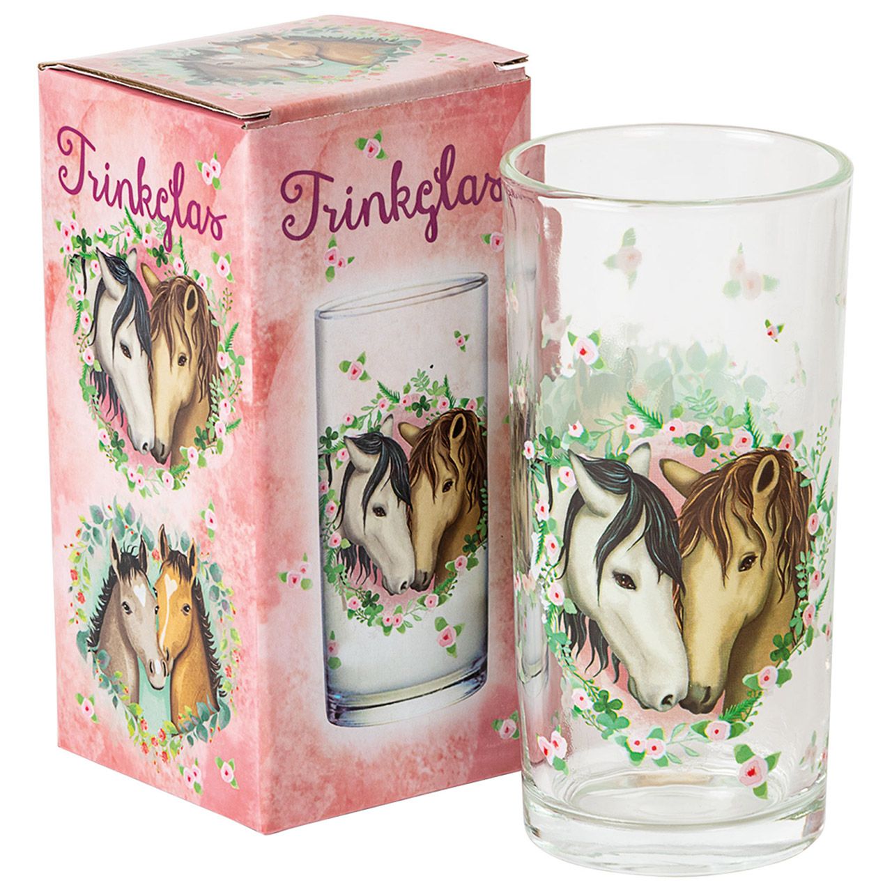 Pferdepaar (Kinder-Trinkglas)